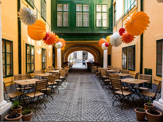 Café Latte Wien - Barlooon für den Aussenbereich, Barlooon Germany GmbH Barlooon Germany GmbH Commercial spaces