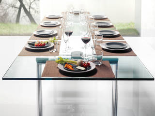 Reflex, Zimmermanns Kreatives Wohnen Zimmermanns Kreatives Wohnen Eclectic style dining room Glass Transparent