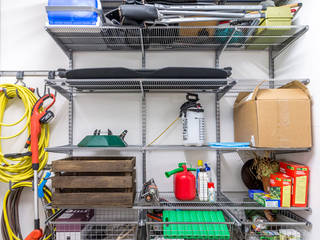Elfa Project Photos : Storage solutions for every room, Pamela Kilcoyne - Homify Pamela Kilcoyne - Homify Moderne Garagen & Schuppen