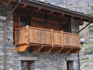 Case di montagna , Sangineto s.r.l Sangineto s.r.l Rustic style houses Wood Wood effect