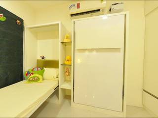 Three BHK - Model Apartment - Embassy Residency - Chennai, Uncut Design Lab Uncut Design Lab Bedroom