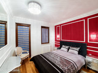mieszkanie ul.Melomanów Lublin, Auraprojekt Auraprojekt Ausgefallene Schlafzimmer