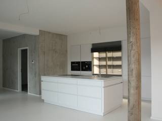 Penthouse , Hauser - Architektur Hauser - Architektur Minimalist kitchen