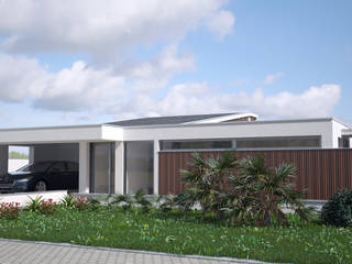 Casa Boituva I, PROJETARQ PROJETARQ Moderne Häuser Holznachbildung