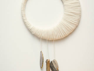 MOON Wall Hangings, studio {hammel} studio {hammel} Salas modernas Lana Naranja