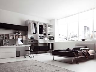 Minimalistisches Jugendzimmer von Novamobili, Livarea Livarea Modern Bedroom White