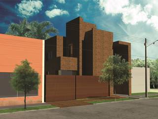 Vivienda MMM, Estudio AM Arquitectura Estudio AM Arquitectura Modern houses Bricks