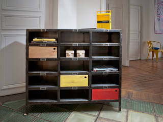 Mobilier Industriel, factorychic. factorychic. غرفة السفرة