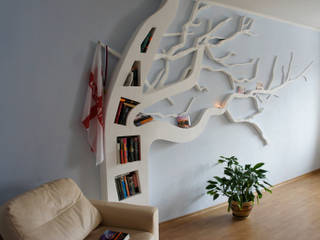 Icelandic tree, Aleksandra Smagina Design Aleksandra Smagina Design ミニマルデザインの リビング