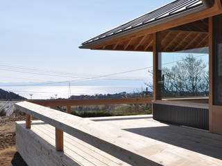 鹿児島の家, 後藤耕太建築工房 後藤耕太建築工房 Casas modernas Ardósia