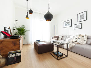 Interior DM, Didonè Comacchio Architects Didonè Comacchio Architects Minimalist living room