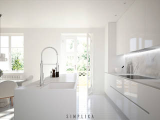 KUCHNIA, SIMPLIKA SIMPLIKA Minimalist kitchen