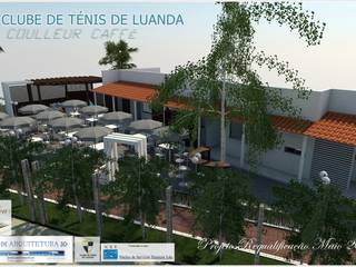 Projeto requalificação de bar clube de tenis coqueiros Luanda , Gabinete de arquitetura 3D Gabinete de arquitetura 3D