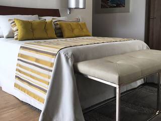 Habitaciones , ea interiorismo ea interiorismo Eclectic style bedroom Wood Amber/Gold