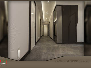 Beray Evleri, W DESIGN İÇ MİMARLIK W DESIGN İÇ MİMARLIK Modern Corridor, Hallway and Staircase Ceramic