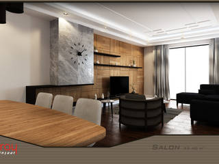 Beray Evleri, W DESIGN İÇ MİMARLIK W DESIGN İÇ MİMARLIK Modern Living Room Wood Wood effect