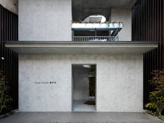 Casa Verde, 株式会社 藤本高志建築設計事務所 株式会社 藤本高志建築設計事務所 모던스타일 주택 콘크리트 그레이