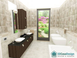 Casa bioclimatica, 3d Casa Design 3d Casa Design Phòng tắm phong cách hiện đại