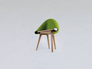 Nuno chair, Nui Studio Nui Studio 餐廳 木頭 Wood effect