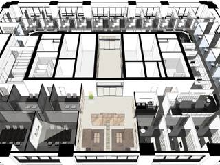 법무법인 대륙아주 강남오피스 리모델링, Architects H2L Architects H2L مكتب عمل أو دراسة