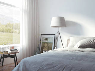 Mañanas en el sur, SF Render SF Render Scandinavian style bedroom