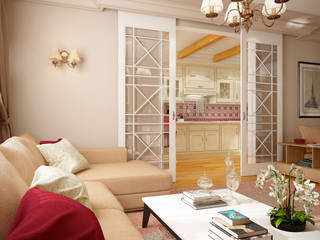 Дыхание французской провинции, Artichok Design Artichok Design Eclectic style living room