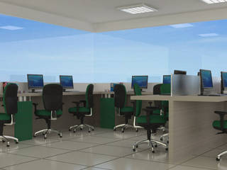 OFICINAS DELGACION GOBERNACION DE CALDAS, ESTUDIO DUSSAN ESTUDIO DUSSAN 상업공간