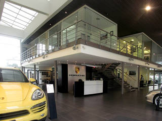 Local Porsche, Arquitectura Visual Arquitectura Visual Powierzchnie handlowe