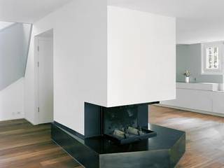 Transformation d’une maison Pully, RAPHAEL DESSIMOZ ARCHITECTE RAPHAEL DESSIMOZ ARCHITECTE Minimalist living room