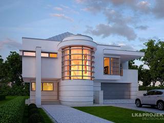 Ein elegantes Einfamilienhaus, LK&Projekt GmbH LK&Projekt GmbH Modern Houses