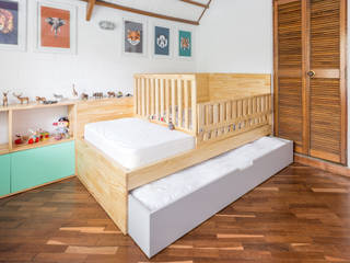 Habitación La Casa , nomo mobiliario nomo mobiliario Habitaciones para niños de estilo moderno Madera Acabado en madera