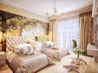 Дом в Подмосковье , ELLE DESIGN STUDIO ELLE DESIGN STUDIO Classic style nursery/kids room