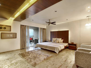 Nikhil patel residence, Dipen Gada & Associates Dipen Gada & Associates Modern style bedroom