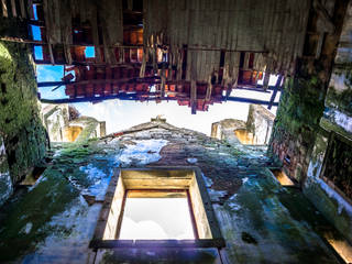 Recuperação do Antigo Colégio de Aldeia da ponte, David Bilo | Arquitecto David Bilo | Arquitecto Rustic style windows & doors Stone