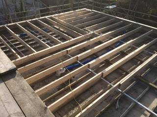 Lower Treave, Timber Frame Roof Extension, Building With Frames Building With Frames Будинки Дерево