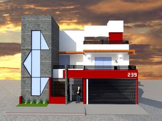 ​"CASA FLOR", ROJAS Arquitectura Diferente ROJAS Arquitectura Diferente Modern Evler