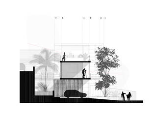 NIKOLAS BRICEÑO arquitecto의 현대 , 모던