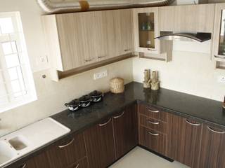Interior work for a 3 bedroom apartment @ Anna Nagar, Ashpra interiors Ashpra interiors Kitchen
