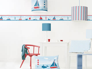 Motivwelt "Sailing Red", HAPYTALY® HAPYTALY® Moderne Kinderzimmer