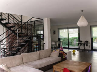 Maison Chennevières-Sur-Marne 2, Daniel architectes Daniel architectes Salas de estilo minimalista