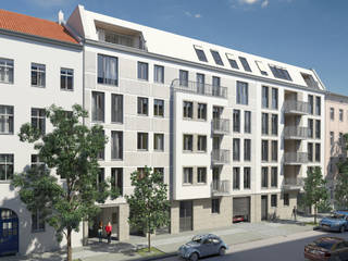 Wohnungsbau Börnestraße 4/6 in Berlin-Weißensee, 3d-labor 3d-labor Будинки