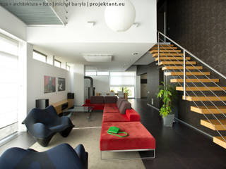 Obiekt inteligentny, Projektant.eu Michał Baryła Projektant.eu Michał Baryła Modern living room