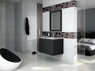 Nero Seta, Lateral3D Lateral3D Salle de bain moderne