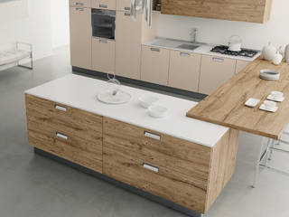 Modello Smart, DIEMME CUCINE S.r.l. DIEMME CUCINE S.r.l. Cocinas de estilo moderno