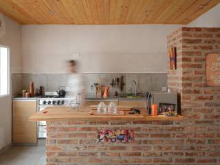 Casas unifamiliares, ggap.arquitectura ggap.arquitectura Modern Kitchen