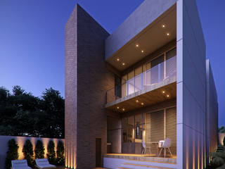 Caio Prates Arquitetura e Design Дома в стиле модерн Бетон Многоцветный