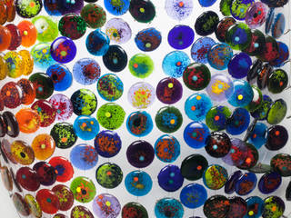 textiles con volúmen, Ana Maria Nava Glass Ana Maria Nava Glass Other spaces Glass Multicolored