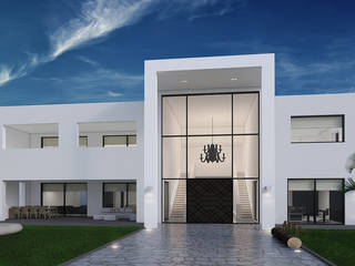 Villa Paramaribo, Designa Interieur & Architectuur BNA Designa Interieur & Architectuur BNA Casas de estilo moderno