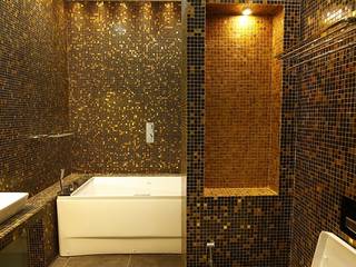 Residential interiors for Mr.Siraj at Chennai, Offcentered Architects Offcentered Architects Minimal style Bathroom