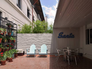 Dorrego, Matealbino arquitectura Matealbino arquitectura Moderner Balkon, Veranda & Terrasse